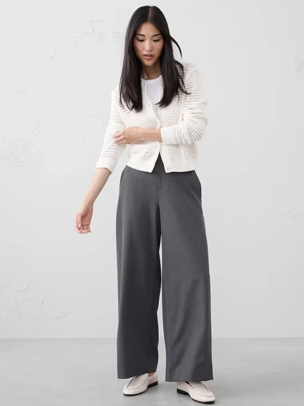 Banana Republic Hayden Wide Leg Trousers